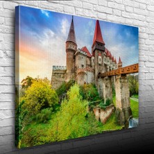 İşsevenler Tarihi Şato Kanvas Tablo 50 x 70