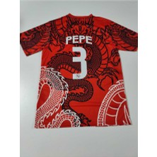 Maharet Real Madrid Yeni Sezon Pepe Ejderha Motifli Özel Konsept Forması