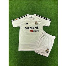 Maharet Real Madrid 2004/05 Sezonu David B.e.c.k.h.a.m Nostalji Çocuk Forması (White)