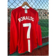 Maharet Manchesterr/unitedd 2008 Moskova Şampiyonlar Ligi Finali Cristiano Ronaldo Forması (Red)