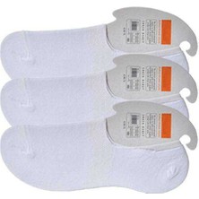 Royaleks Beyaz Erkek Babet Çorap 3 Çift