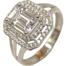 Genel Baget Taşlı Yüzük 14 Ayar Altın Hd Videolu