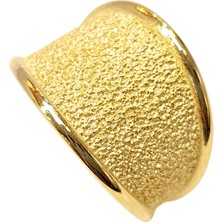 Genel Kumlu Taşsız Yüzük 14 Ayar Altın Hd Videolu