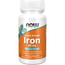 Now Iron Gentle Non-Constipating Double Strength Elemental From 180 Mg Ferrous Bisglycinate Ferrochel Demir Bisglisinat Bisglycinate Premium Demir Essential Mineral