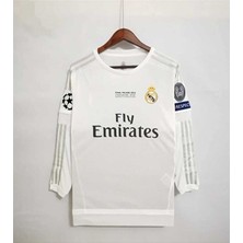 Maharet R.madridd 2016 Şampiyonlar Ligi Finali Cristiano Ronaldo Nostalji Forması (White)
