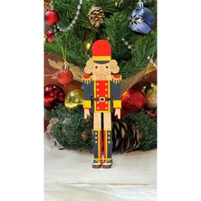 Lacivert Ahşap Kurşun Asker Obje 15 Cm, Çok Renkli, Tek Adet