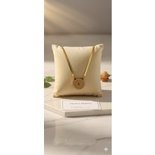 Stainless Steel Zarif Gold Kolye