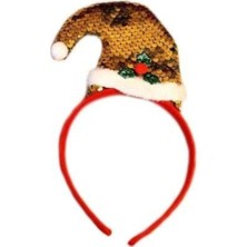 Çok Renkli Yılbaşı Taç ve Pullu Dekor, Şık ve Eğlenceli Süsleyici Parça