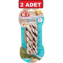 8in1 Delights Pro Dental Twisted Sticks Tavuklu Burgu Çubuğu 2 Adet 10LU 55GR