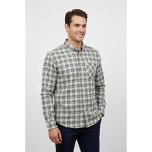 Hod Be Hod Erkek Kışlık Tek Cep Klasik Gömlek BGL-ST04990