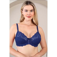 NemereSoft Nurteks 1050 Kadın Balenli Dantelli Toparlayıcı Sütyen