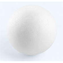 Beyaz 20 cm Yumuşak Strafor Top, Hafif ve Dayanıklı Yapı