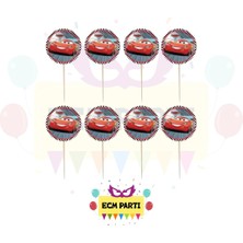 Zayna's Cars Arabalar Temalı Kürdan 20 Adet - Doğum Günü Parti Seti Malzemeleri