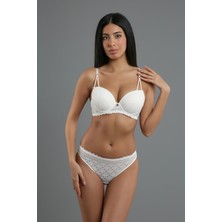 NemereSoft NB334158-B-K Sütyen Takım Destekli-75- Ekru