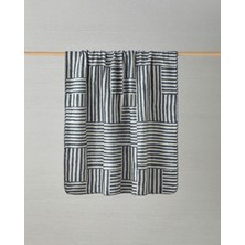 English Home New Line Akrilik Pamuklu Tv Battaniye 130x170 cm Siyah-Krem