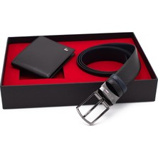 Pierre Cardin Çift Yönlü Deri Kemer & Cüzdan Ikili Set PCCİFT04SL-3664F2I