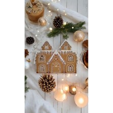 Çok Renkli Yılbaşı Kurabiye Evi Suluğu, Renkli ve Şık Tasarım