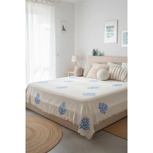 Brand Smith Shop Tree Of Life Blue Print Çok Amaçlı Örtü