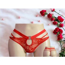 Papatya Tanga Ön Bantlı Özel Bölgesi Açık