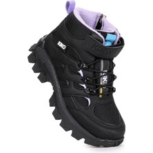 Kiko Kids Sumy Termo Taban Cırtlı Kız Çocuk Spor Bot Ayakkabı Mikrofiber Malzeme ile Rahat Kullanım