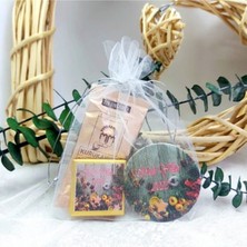 10 Adet Tül Kese Içinde Açacak Kahve ve Çikolata, Yeni Yıl Hediye Seti