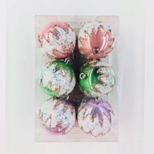 Orca Orc  N4-8006  Pa 14 Makraon Renkli Desenli Top  TP25.0142