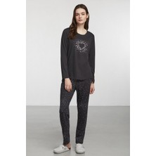 Catherine's Catherines Pijama Takım Antrasit 1934PJTK
