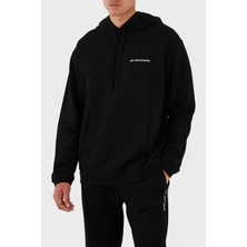 Les Benjamins Pamuklu Logolu Regular Fit Kapüşonlu Sweat Erkek Sweat Lbnooscormuhd