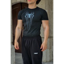 Liber Spider - Compression T-Shirt (Siyah)