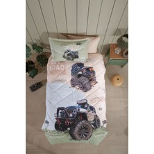 Clasy Ranforce %100 Pamuk Tek Kişilik Uyku Seti Off-Road