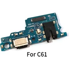 Realme C61 USB Şarj Bordu Kartı Yuvası Bağlantı Noktası Esnek Kablo Onarım Parçaları Senalstore