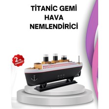 Ultra Sessiz Titanik Gemi LED Işıklı Aroma Difüzörü Oda Nemlendirici