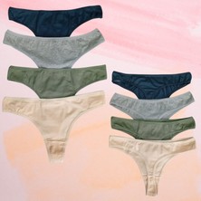 Yeşil Giyim Penye Tanga String