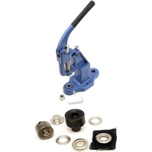 SRTfootcare Tulumba El Presi Kuşgözü Çakma Makinası + 7 Farklı Kuşgözü Kalıbı + 1435 Takım Kuşgözü ve Pulu