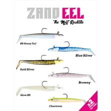Fujin Zand Eel 11CM 7GR-14GR Double Body+Head Silikon Balık Dark Blue