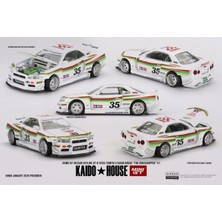 Kaido House 167 Nissan Skyline Gt-R (R34) Tamıya x Kaıdo House "the Grasshopper" V1 1/64 Model Araba