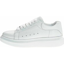 King Shoes Büyük Numara Spor Erkek Ayakkabı EKS425 Beyaz