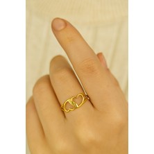 8 Ayar Altın Fantazi Yüzük 8A164