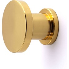 Badem10 Alex Askılık Askı Gold Altın Duvar Vidalı Çanta Elbise Asma Portmanto Vestiyer Banyo Mutfak Askısı