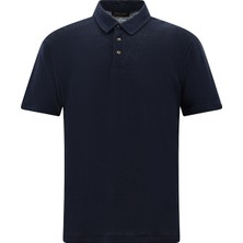 Abdullah Kiğılı Regular Fit Keten Polo Yaka T-shirt