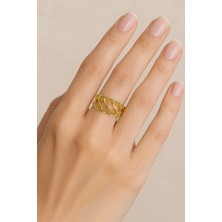 8 Ayar Altın Fantazi Yüzük 8A163