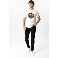 Back And Bond Siyah Slim Fit 5 Cepli Pamuklu Denim Pantolon