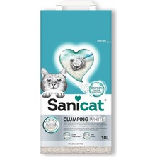 Sanicat Clumping White Kokusuz Kedi Kumu 10 L