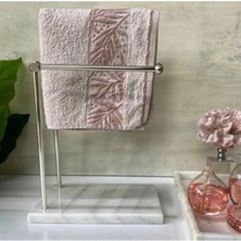 Doğal Mermer Çift El Havluluk, Şık ve Dayanıklı Banyo Aksesuarı