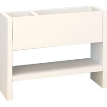 Beyaz Çok Amaçlı Organizer, Banyo ve Çalışma Masası Düzeni Için Ideal