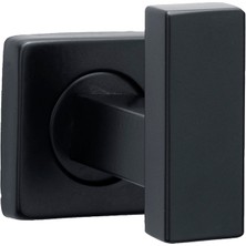 Siyah Duvara Monte Bornoz Askılığı, Şık ve Kullanışlı Tasarım ile Evinizde.