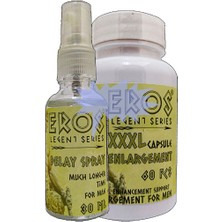 Eros Legent Erkeklere Stop Sprey 30 ml + Erkeklere XXL60LI Boyututlandırıcı Şekillik