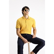 Kiğılı Regular Fit Desenli Polo Yaka Tişört