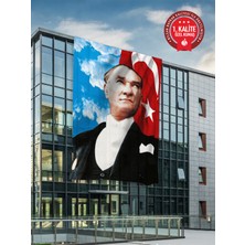 Bilsan Bayrak  Atatürk Bayrağı 500X750 cm - Raşel Kumaş
