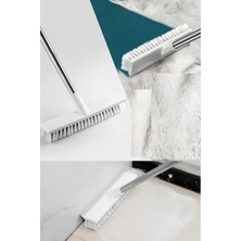 Çekçekli Sert Kıllı Uzun Saplı Fayans ve Halı Temizleme Fırçası